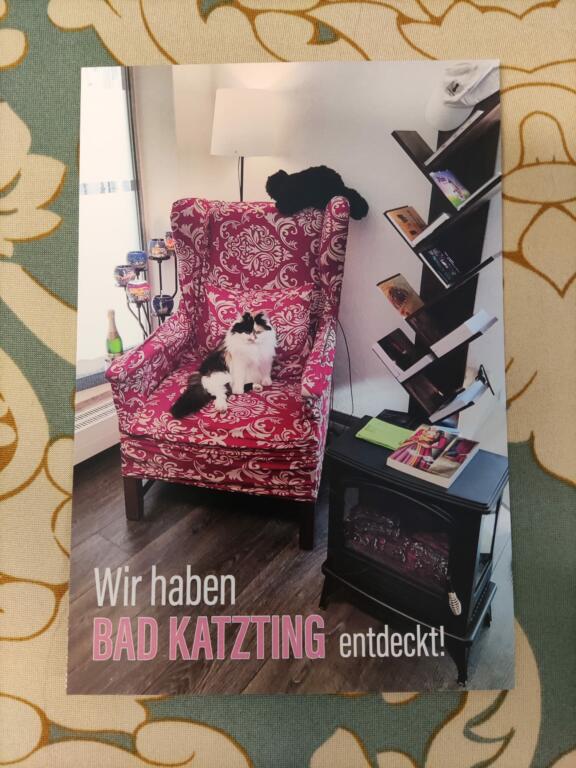 Postkarte, Pixie, Bad Katzting, Kötzting, Bad Kötzting, Vorderseite, Front, Rückseite, Frontseite